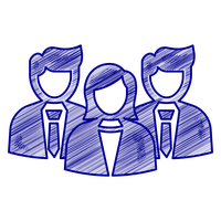 picto equipe trois personnes
